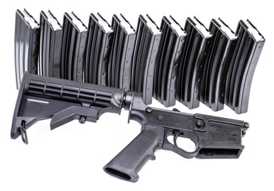 ET Arms PlumCrazy Gen II Complete Lower Receiver w/ M4 Buttstock w/10 - 30rd Mags