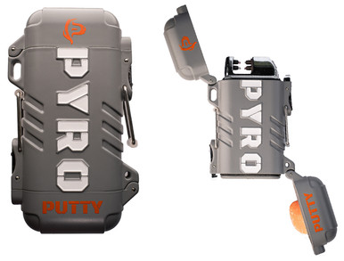 Pyro Putty Dual Arc Elite Lighter Gray