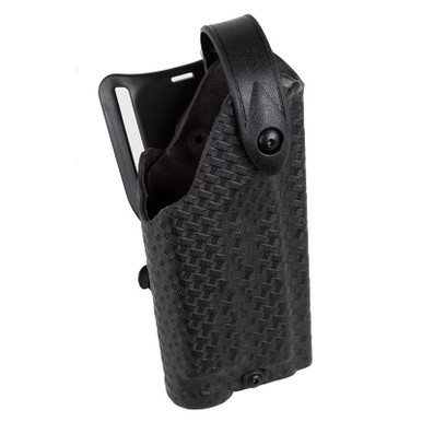 Blackhawk Epoch Level 3 Light Bearing Duty Plain Black Finish Left Hand  Holster for Glock 17/22/31 Pistols 