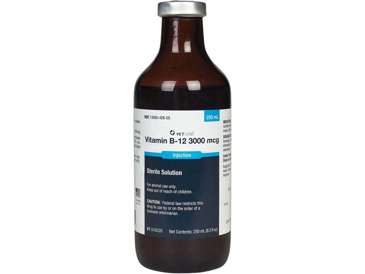 b12 injection valley vet Vitamin B-12 Injection, 3,000 mcg/mL 5-Amino-1MQ 50mg - Alamo