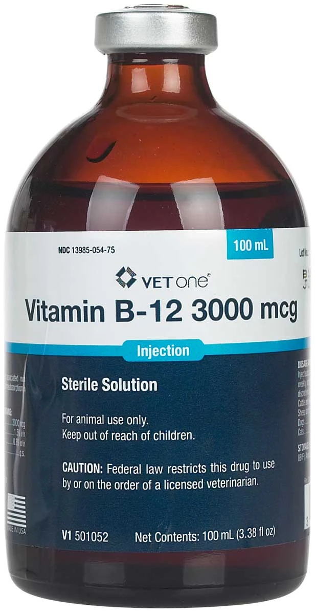 Vitamin B-12 Injectable for Livestock & Pets