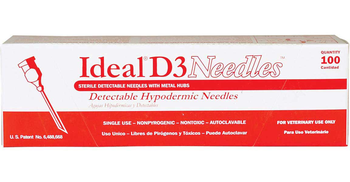 Stainless Steel D3 Hypodermic Needles Ideal Instruments - Valley Vet S