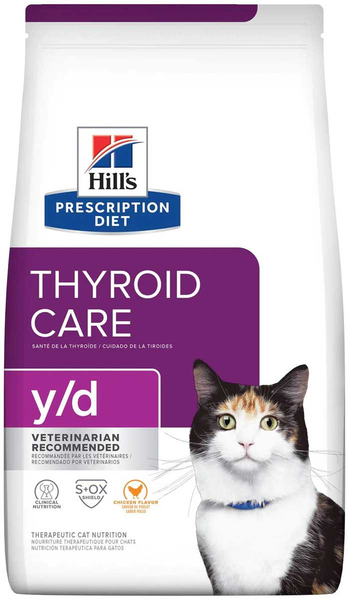 Hills PRESCRIPTION DIET 甲状腺ケア チキンydキャット Thyroid Care y/d Chicken Flavor Dry Cat Food Hill's Prescription Diets