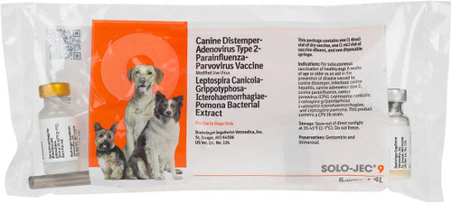 Solo-Jec 9 Dog Vaccine Boehringer Ingelheim - Valley Vet Supply | Vacc