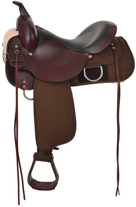 6910 Lockhart Easy-Fit Cordura Western Trail Horse Saddle High Horse V