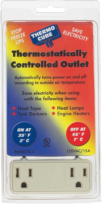 Thermo Cube Thermostatically Controlled Outlet
