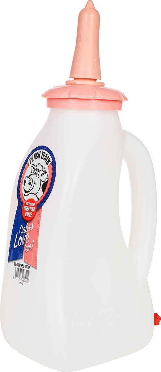 Hand Held Calf Bottle Pink Feeder Valley Vet Supply | Dairy