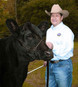 Black Magic Leather Cattle Show Halter