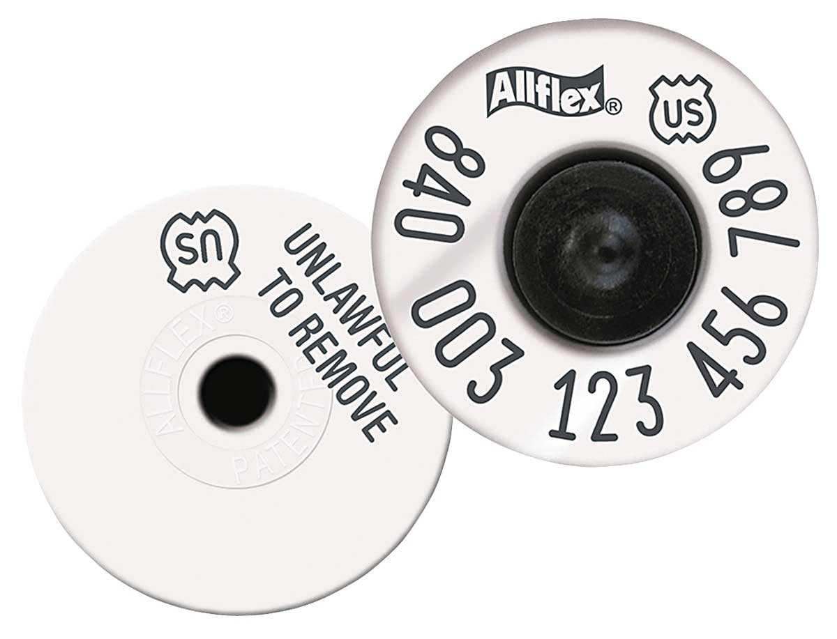 Allflex 840 USDA HDX EID Ear Tags for Cattle | Valley Vet