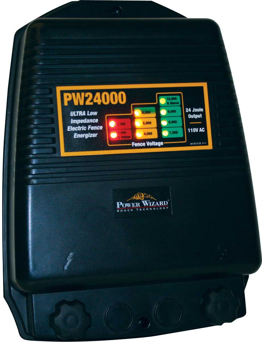 Power Wizard PW24000 Fencer AgraTronix - Valley Vet Supply | Electric