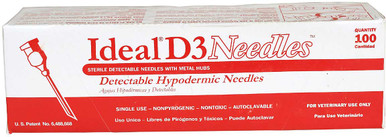 Stainless Steel D3 Hypodermic Needles Ideal Instruments - Valley Vet S