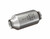 CARB Compliant Universal Catalytic Converter 10" length 2.5" Inlet Outlet Diam (420005)