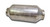 CARB Compliant Universal Catalytic Converter 10" length 2.5" Inlet Outlet Diam.