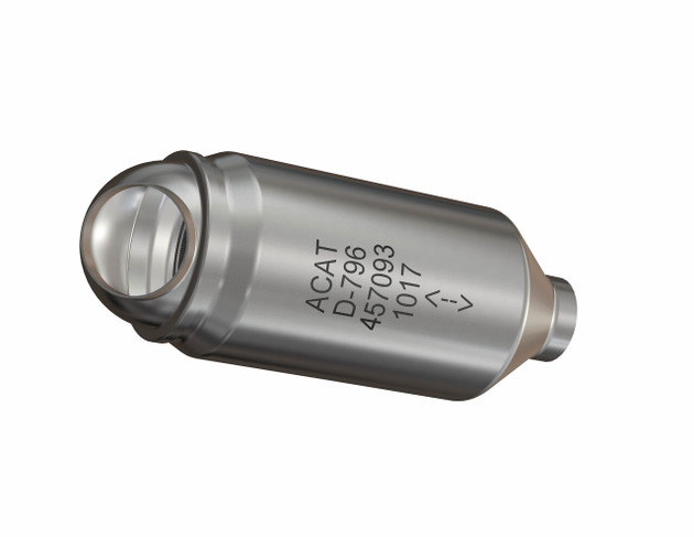 CARB Compliant Universal Catalytic Converter 12" length 2" Inlet Outlet Diameter (457093)