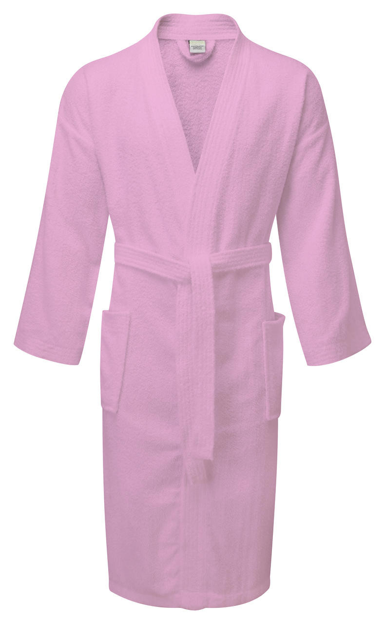 Basic Range Terry Towelling Kimono Bathrobes 100 Cotton British