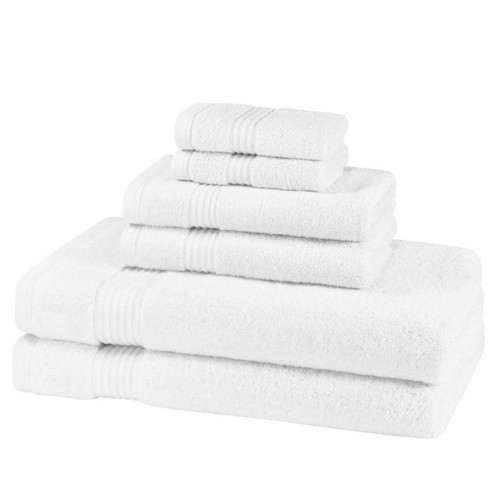 6 Piece 700gsm Towel Bale 2 Face Cloths 2 Hand Towels 2 Bath Sheets