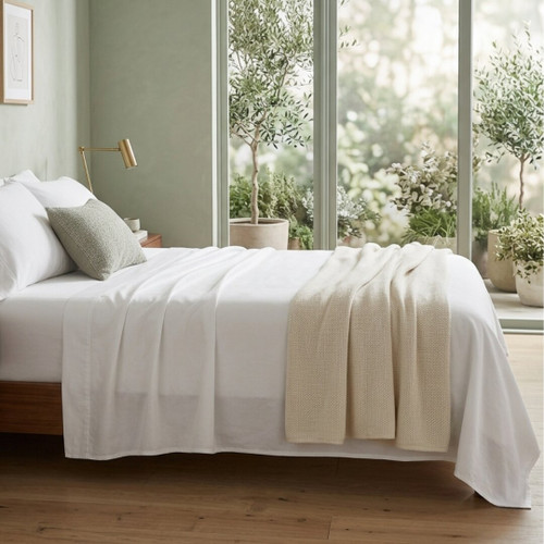 300-thread-count-cotton-flat-sheet-on-bed-white-sateen-finish