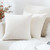 Set of 2 Cushions with Corn Corduroy Covers Included - 45x45 cm Set of 2 Cushions with Corn Corduroy Covers Included - 45x45 cm