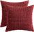 Set of 2 Cushions with Corn Corduroy Covers Included - 45x45 cm Set of 2 Cushions with Corn Corduroy Covers Included - 45x45 cm