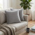 Set of 2 Cushions with Piped Velvet Covers Included - 45x45 cm