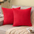 Set of 2 Cushions with Corduroy Covers Included - 45x45 cm Set of 2 Cushions with Corduroy Covers Included - 45x45 cm