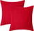 Set of 2 Cushions with Corduroy Covers Included - 45x45 cm Set of 2 Cushions with Corduroy Covers Included - 45x45 cm