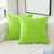 Set of 2 Cushions with Pine Corduroy Covers Included - 45x45cm