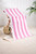 Classic Cabana Stripe Microfibre Beach Towel – 70 x 150 cm 