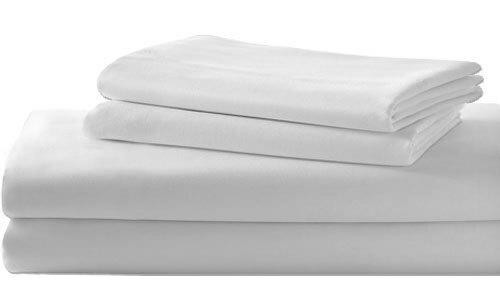 130 TC Institutional Cotton Rich Flat Sheets - British Wholesales