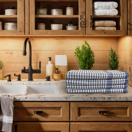 Image of Britishwholesales Wonder Dry Budget Tea Towels - Cotton
