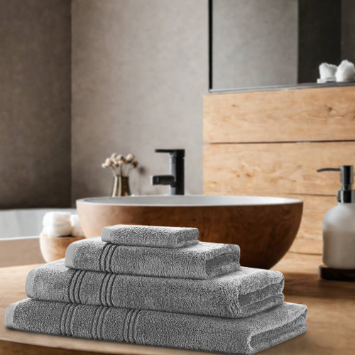 Image of Britishwholesales 600 GSM Opulence Zero Twist Soft Extra Plush Towels - 100% Cotton