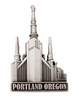 Portland Oregon Temple Pin