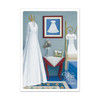 Three White Dresses Greeting Card