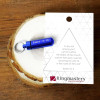 Blue Aluminum Oil Vial Keytag