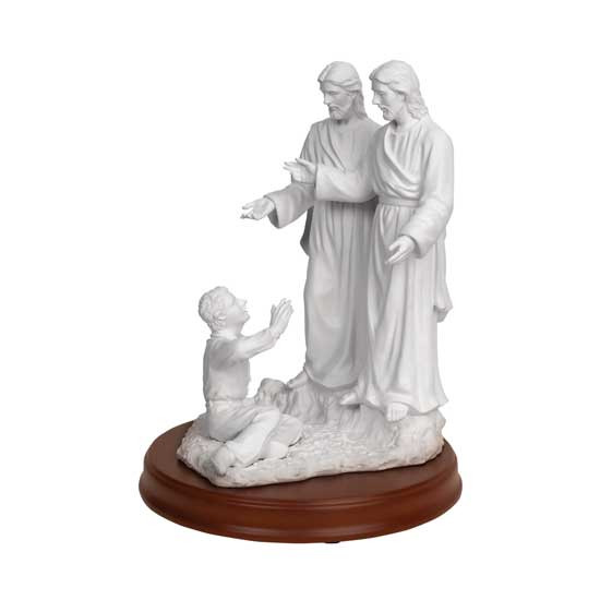 First Vision Statue 6 inch White Marble - BuyLDSproducts.com