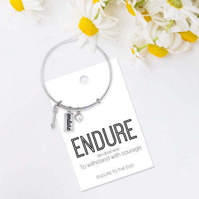Endure To The End - Bangle Bracelet