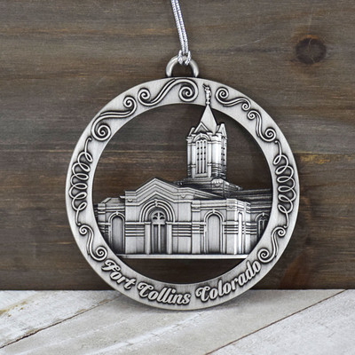 Fort Collins Colorado Temple Ornament