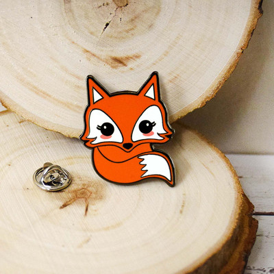 Stay Clever - Fox Enamel Pin