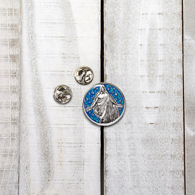 Ringmasters Christus with Sky Enamel Pin
