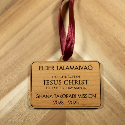 Missionary Nametag Ornament