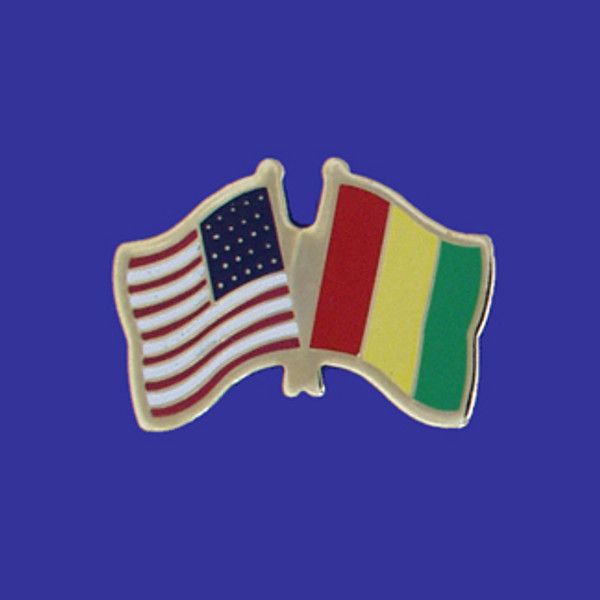 Guinea/USA Flag Pin