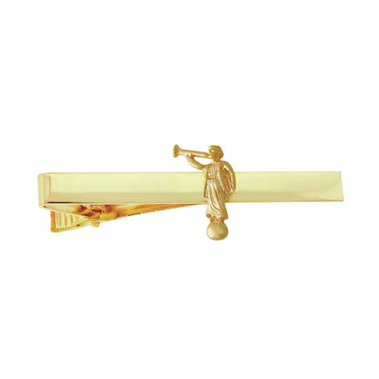Angel Moroni Tie Bar Gold Plate - BuyLDSproducts com