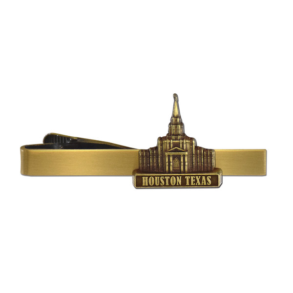 Houston Texas Tie Bar Gold