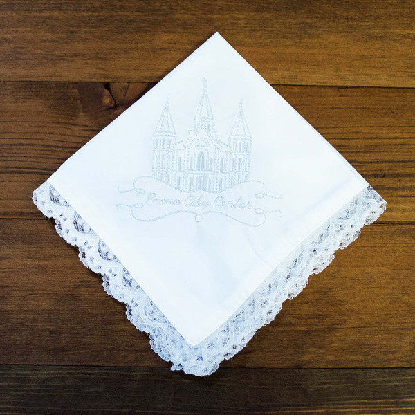 Ringmasters Provo City Center Temple with Lace Hanky