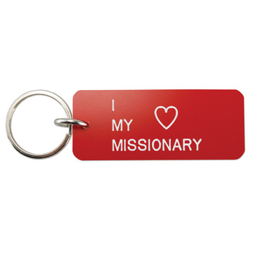 Mission Key Chain I Love My Missionary Key Ring - BuyLDSproducts com