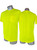 High Visibility Yellow Safety Short Sleeve Shirt - M