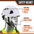 White Safety Helmet  with Adjustable Vents