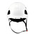 White Safety Helmet  with Adjustable Vents