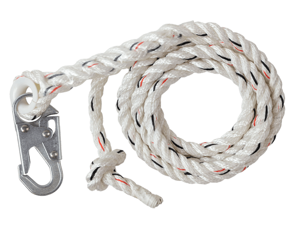 Vertical Lifeline Assembly W/Snap Hook - 50'