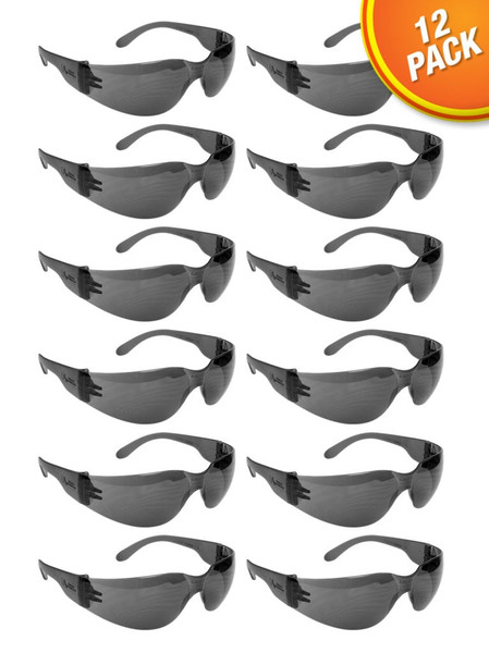 Tinted Safety Glasses (12 Pack)